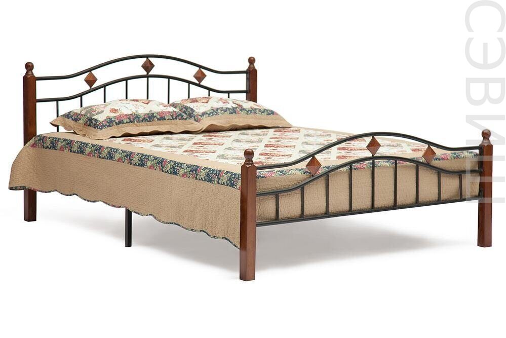 Кровать АТ 126 (металлическое основание) (160см x 200см)