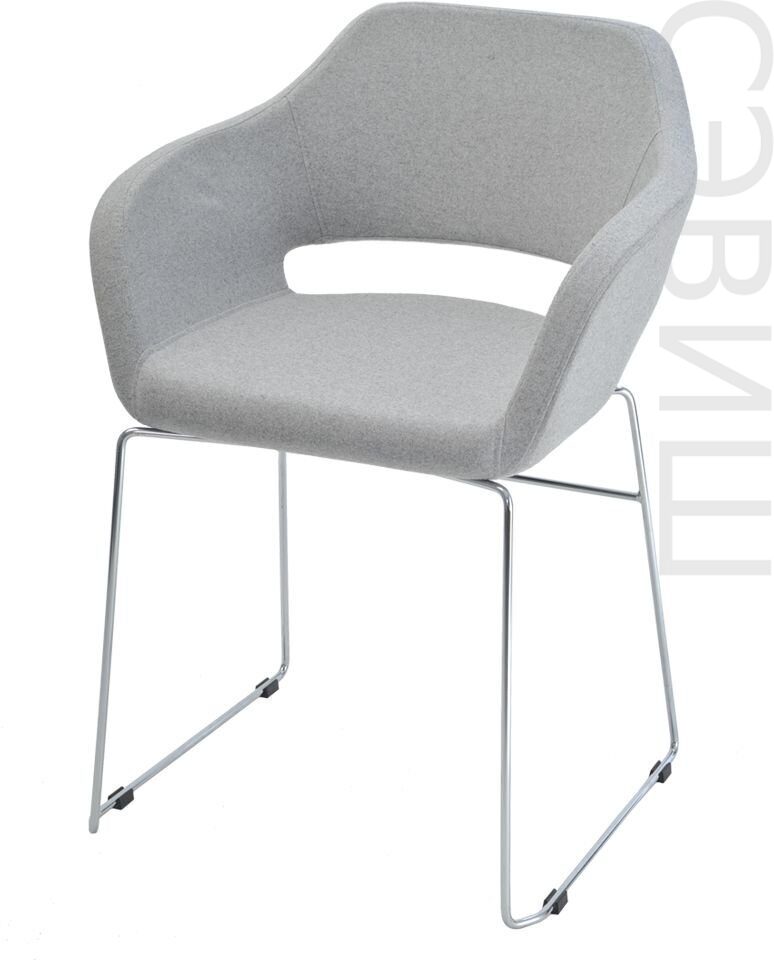 Офисное кресло Балун Лайт, эко кожа, серый (1 шт)