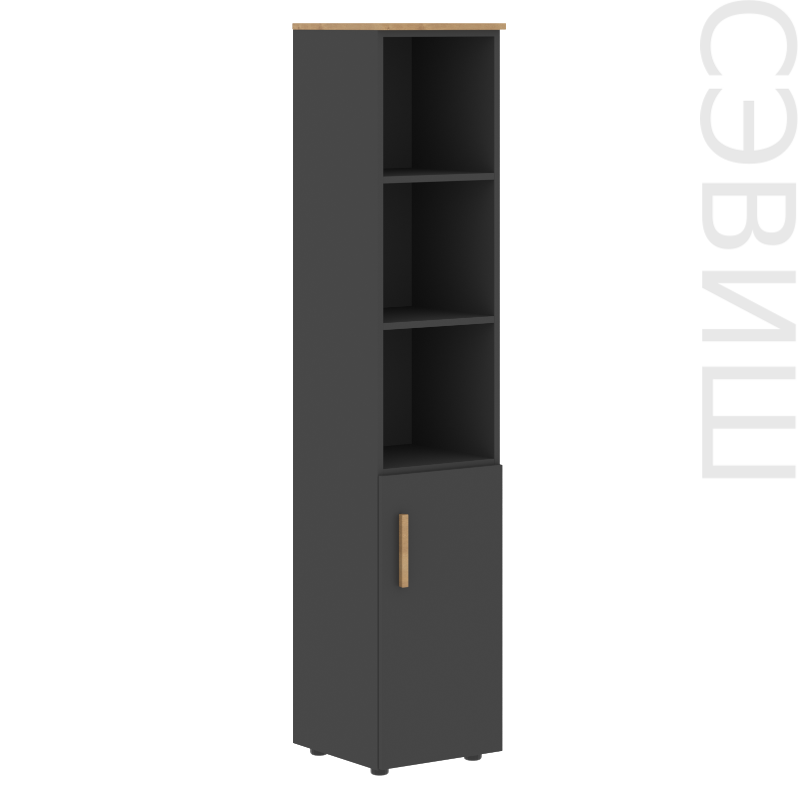 Шкаф колонка с глухой малой дверью FHC 40.5 (L/R)
