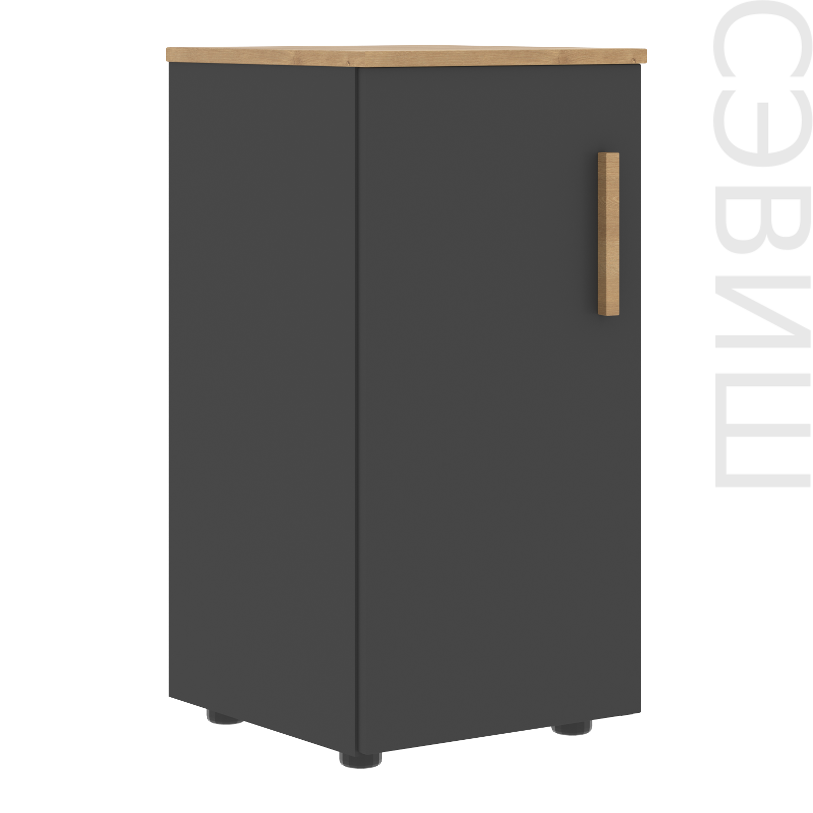 Шкаф колонка с глухой малой дверью FLC 40.1