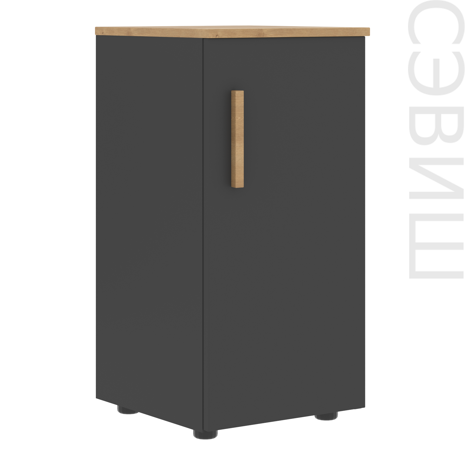 Шкаф колонка с глухой малой дверью FLC 40.1