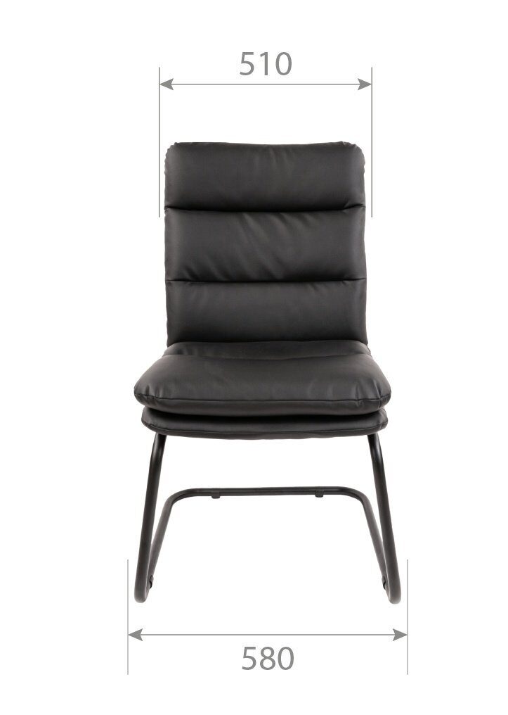 Офисное кресло CHAIRMAN 919V, экокожа, черный