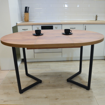 Круглый кухонный раздвижной стол «Лондон»