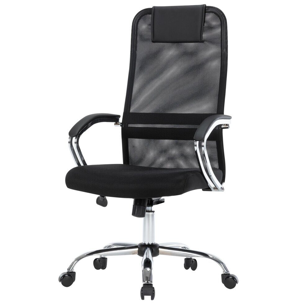Офисное кресло CHAIRMAN CH612, ткань/сетка, черный