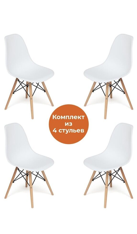 Комплект стульев CINDY  (СИНДИ) белый/white