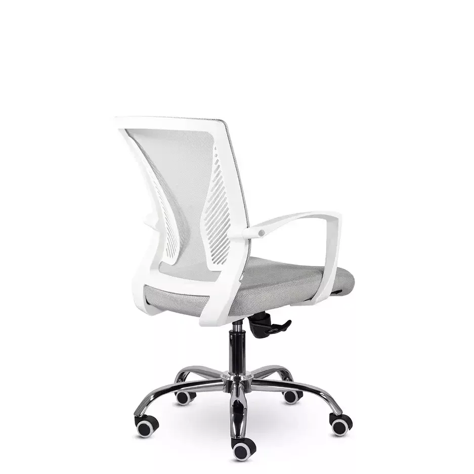 Офисное кресло  UTFC Энжел  хром  (белый пластик)