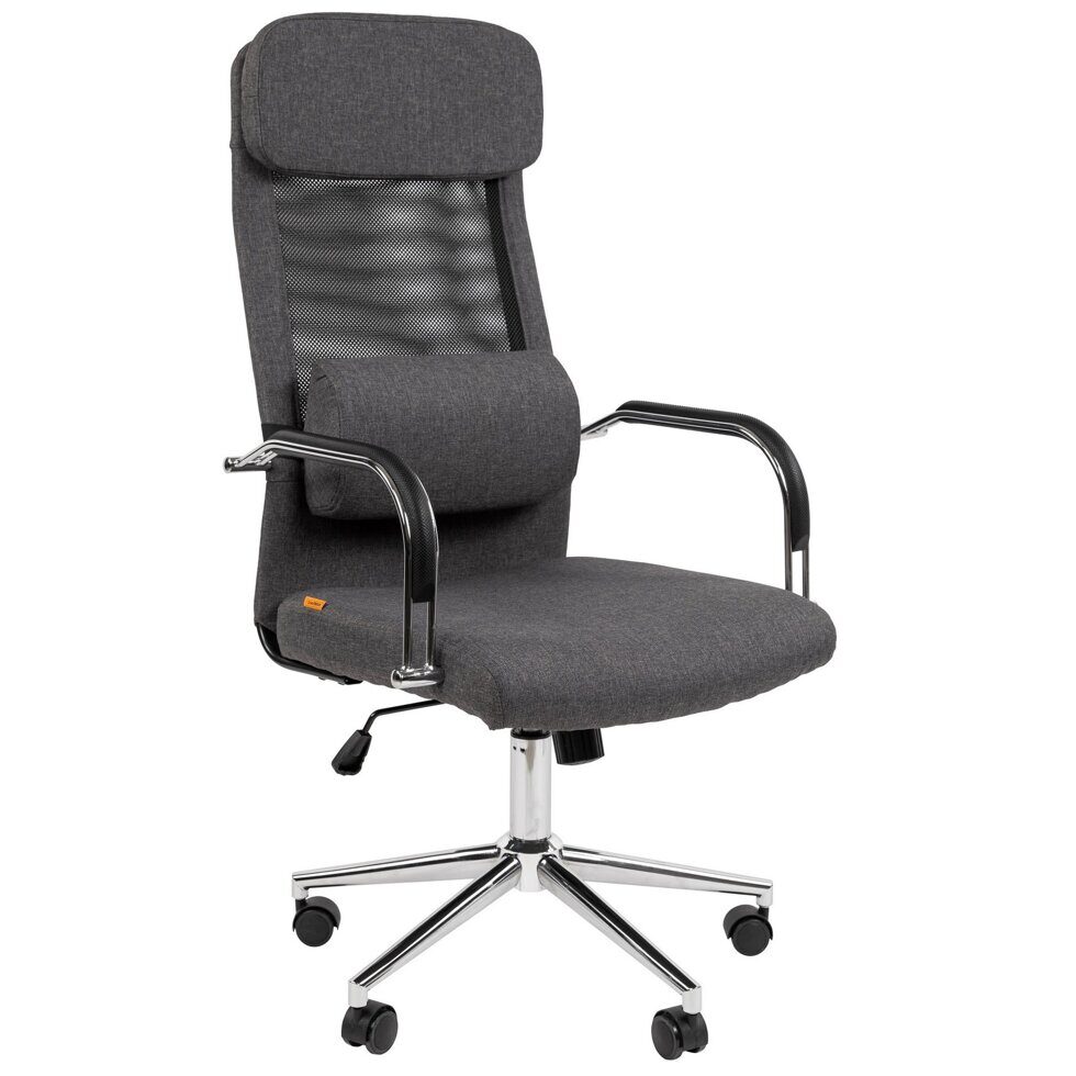 Офисное кресло CHAIRMAN CH620, ткань/сетка, серый
