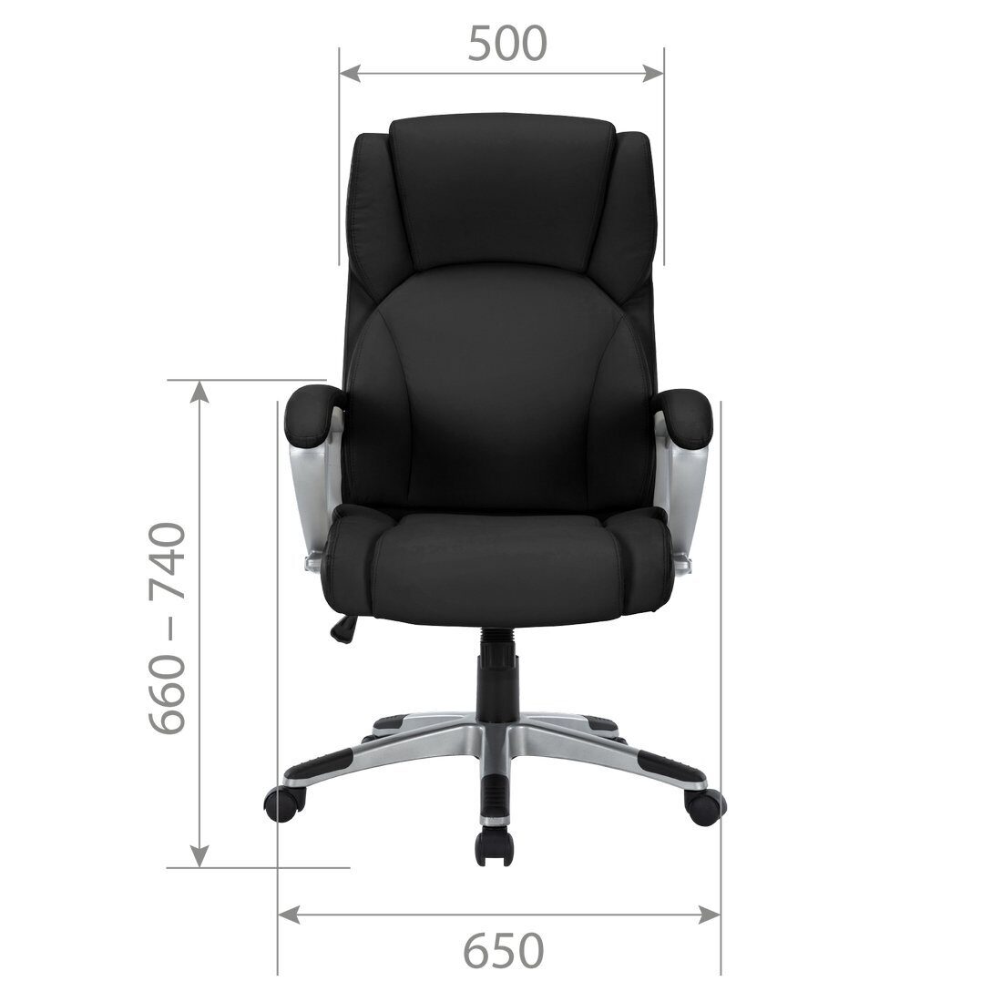 Офисное кресло CHAIRMAN CH665, экокожа