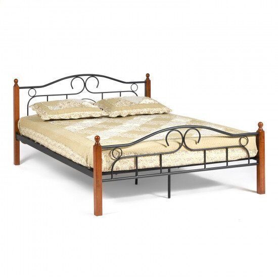 Кровать AT 808 + основание из деревянных ламелей (180 см x 200 см)
