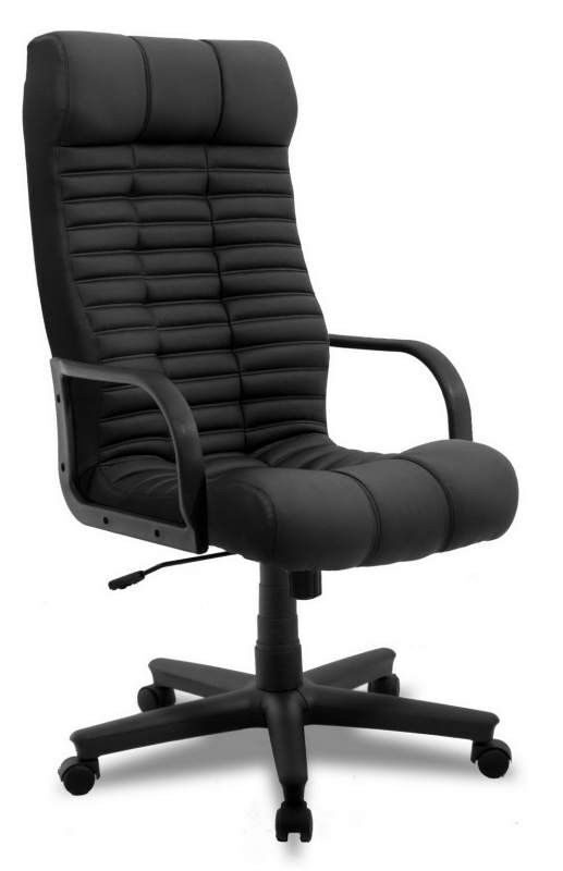 Кресло для руководителя  Атлант (Натуральная кожа черная)
