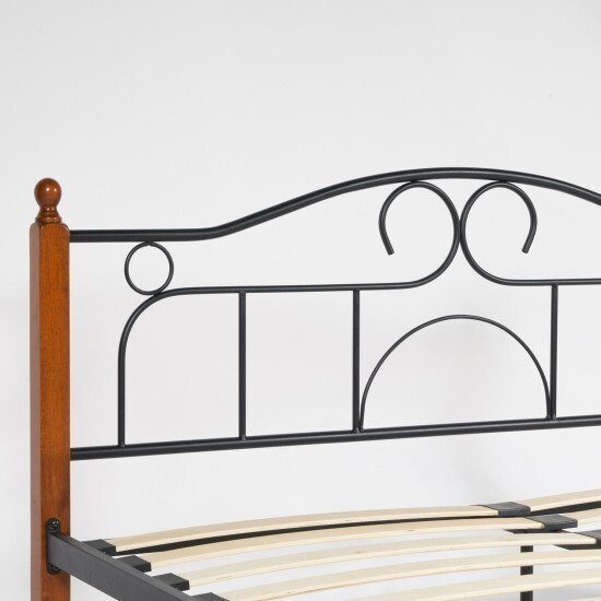 Кровать AT 808 + основание из деревянных ламелей (160 см x 200 см)