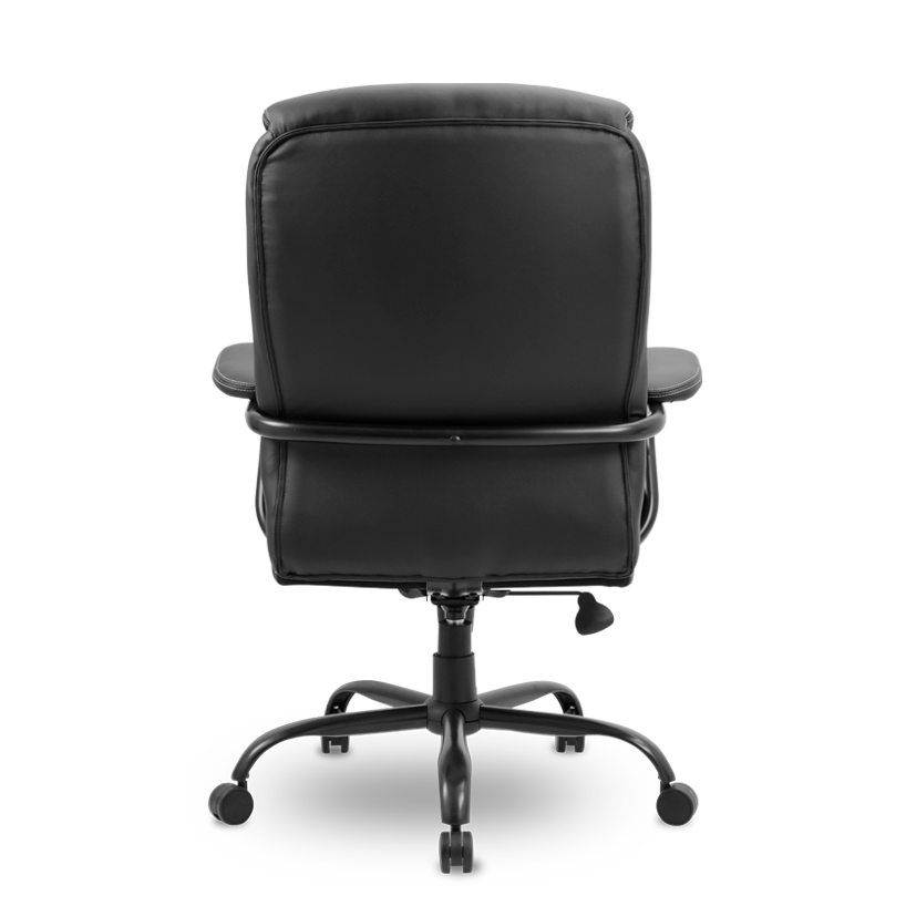 Кресло для руководителя (усиленное до 180 кг) РОВЕР ХЭВИ ДЬЮТИ М-708 BLACK